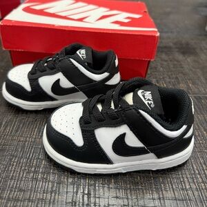Nike Kids Black and White Sneakers